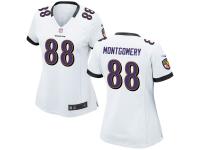 Women's Baltimore Ravens Ty Montgomery Nike White Jersey