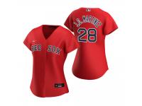 Women's Boston Red Sox J.D. Martinez Nike Red 2020 Alternate Jersey
