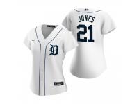 Women's Detroit Tigers JaCoby Jones Nike White 2020 Home Jersey