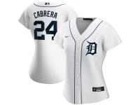 Women's Detroit Tigers Miguel Cabrera Nike White Home 2020 Player Jersey