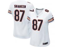 Women's Game Adam Shaheen #87 Nike White Road Jersey - NFL Chicago Bears
