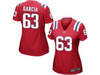 Women's Game Antonio Garcia #63 Nike Red Alternate Jersey - NFL New England Patriots