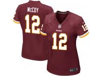 Women's Game Colt McCoy #12 Nike Burgundy Red Home Jersey - NFL Washington Redskins