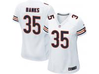 Women's Game Johnthan Banks #35 Nike White Road Jersey - NFL Chicago Bears