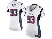 Women's Game Lawrence Guy #93 Nike White Road Jersey - NFL New England Patriots