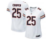 Women's Game Marcus Cooper #25 Nike White Road Jersey - NFL Chicago Bears