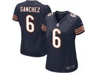 Women's Game Mark Sanchez #6 Nike Navy Blue Home Jersey - NFL Chicago Bears