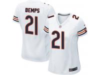 Women's Game Quintin Demps #21 Nike White Road Jersey - NFL Chicago Bears