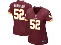 Women's Game Ryan Anderson #52 Nike Burgundy Red Home Jersey - NFL Washington Redskins