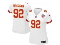 Women's Game Tanoh Kpassagnon #92 Nike White Road Jersey - NFL Kansas City Chiefs