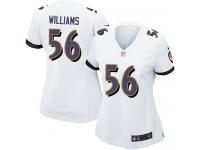 Women's Game Tim Williams #56 Nike White Road Jersey - NFL Baltimore Ravens
