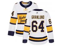 Women's Hockey Nashville Predators #64 Mikael Granlund White 2020 Winter Classic Jersey