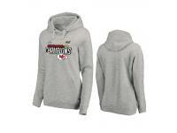 Women's Kansas City Chiefs Heather Gray Super Bowl LIV Champions Trophy Collection Locker Room Hoodie
