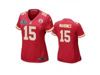 Women's Kansas City Chiefs Patrick Mahomes Red Super Bowl LIV Game Jersey