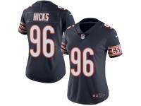Women's Limited Akiem Hicks #96 Nike Navy Blue Home Jersey - NFL Chicago Bears Vapor Untouchable