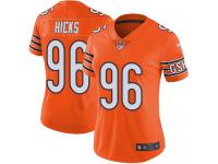 Women's Limited Akiem Hicks #96 Nike Orange Jersey - NFL Chicago Bears Rush