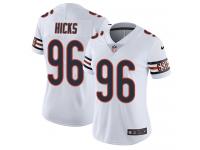Women's Limited Akiem Hicks #96 Nike White Road Jersey - NFL Chicago Bears Vapor Untouchable