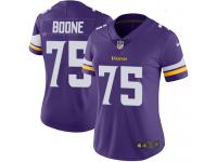 Women's Limited Alex Boone #75 Nike Purple Home Jersey - NFL Minnesota Vikings Vapor Untouchable