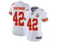 Women's Limited Anthony Sherman #42 Nike White Road Jersey - NFL Kansas City Chiefs Vapor Untouchable