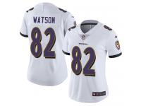 Women's Limited Benjamin Watson #82 Nike White Road Jersey - NFL Baltimore Ravens Vapor Untouchable