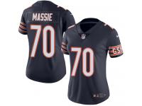 Women's Limited Bobby Massie #70 Nike Navy Blue Home Jersey - NFL Chicago Bears Vapor Untouchable