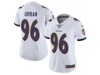 Women's Limited Brent Urban #96 Nike White Road Jersey - NFL Baltimore Ravens Vapor Untouchable