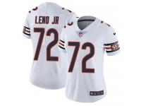 Women's Limited Charles Leno #72 Nike White Road Jersey - NFL Chicago Bears Vapor Untouchable