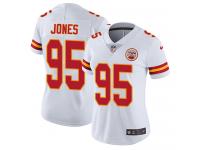 Women's Limited Chris Jones #95 Nike White Road Jersey - NFL Kansas City Chiefs Vapor Untouchable