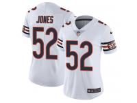 Women's Limited Christian Jones #52 Nike White Road Jersey - NFL Chicago Bears Vapor Untouchable