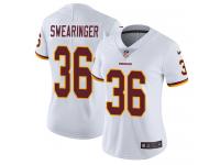 Women's Limited D.J. Swearinger #36 Nike White Road Jersey - NFL Washington Redskins Vapor