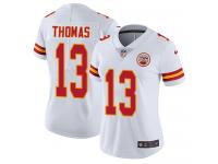 Women's Limited De'Anthony Thomas #13 Nike White Road Jersey - NFL Kansas City Chiefs Vapor Untouchable