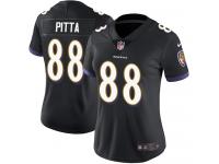 Women's Limited Dennis Pitta #88 Nike Black Alternate Jersey - NFL Baltimore Ravens Vapor Untouchable
