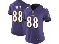 Women's Limited Dennis Pitta #88 Nike Purple Home Jersey - NFL Baltimore Ravens Vapor Untouchable