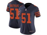 Women's Limited Dick Butkus #51 Nike Navy Blue Alternate Jersey - NFL Chicago Bears Vapor Untouchable