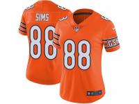 Women's Limited Dion Sims #88 Nike Orange Jersey - NFL Chicago Bears Rush