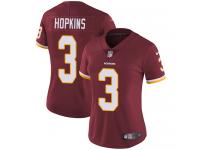 Women's Limited Dustin Hopkins #3 Nike Burgundy Red Home Jersey - NFL Washington Redskins Vapor