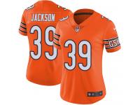 Women's Limited Eddie Jackson #39 Nike Orange Jersey - NFL Chicago Bears Rush