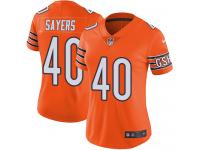Women's Limited Gale Sayers #40 Nike Orange Jersey - NFL Chicago Bears Rush