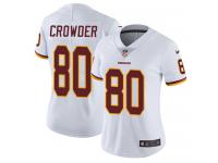 Women's Limited Jamison Crowder #80 Nike White Road Jersey - NFL Washington Redskins Vapor
