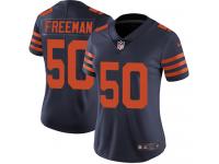 Women's Limited Jerrell Freeman #50 Nike Navy Blue Alternate Jersey - NFL Chicago Bears Vapor Untouchable