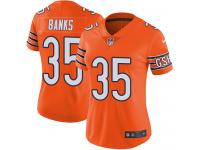 Women's Limited Johnthan Banks #35 Nike Orange Jersey - NFL Chicago Bears Rush