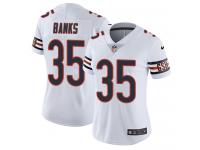 Women's Limited Johnthan Banks #35 Nike White Road Jersey - NFL Chicago Bears Vapor Untouchable