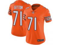 Women's Limited Josh Sitton #71 Nike Orange Jersey - NFL Chicago Bears Rush