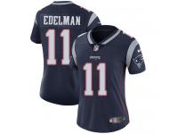 Women's Limited Julian Edelman #11 Nike Navy Blue Home Jersey - NFL New England Patriots Vapor Untouchable