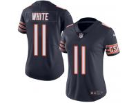 Women's Limited Kevin White #11 Nike Navy Blue Home Jersey - NFL Chicago Bears Vapor Untouchable