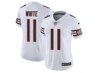 Women's Limited Kevin White #11 Nike White Road Jersey - NFL Chicago Bears Vapor Untouchable