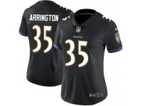 Women's Limited Kyle Arrington #35 Nike Black Alternate Jersey - NFL Baltimore Ravens Vapor Untouchable