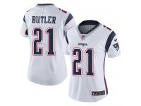 Women's Limited Malcolm Butler #21 Nike White Road Jersey - NFL New England Patriots Vapor Untouchable