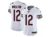 Women's Limited Markus Wheaton #12 Nike White Road Jersey - NFL Chicago Bears Vapor Untouchable