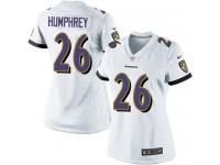 Women's Limited Marlon Humphrey #26 Nike White Road Jersey - NFL Baltimore Ravens
